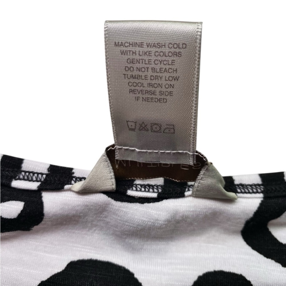 Multiples Monochrome Geometric Long Sleeve Top - Picture 8 of 12